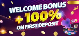 100% welcome bonus